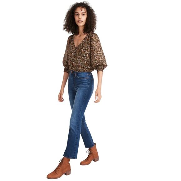 Madewell Denim - Madewell Cali Demi Boot Jeans Size 25 Blue Denim 95% Cotton NWT